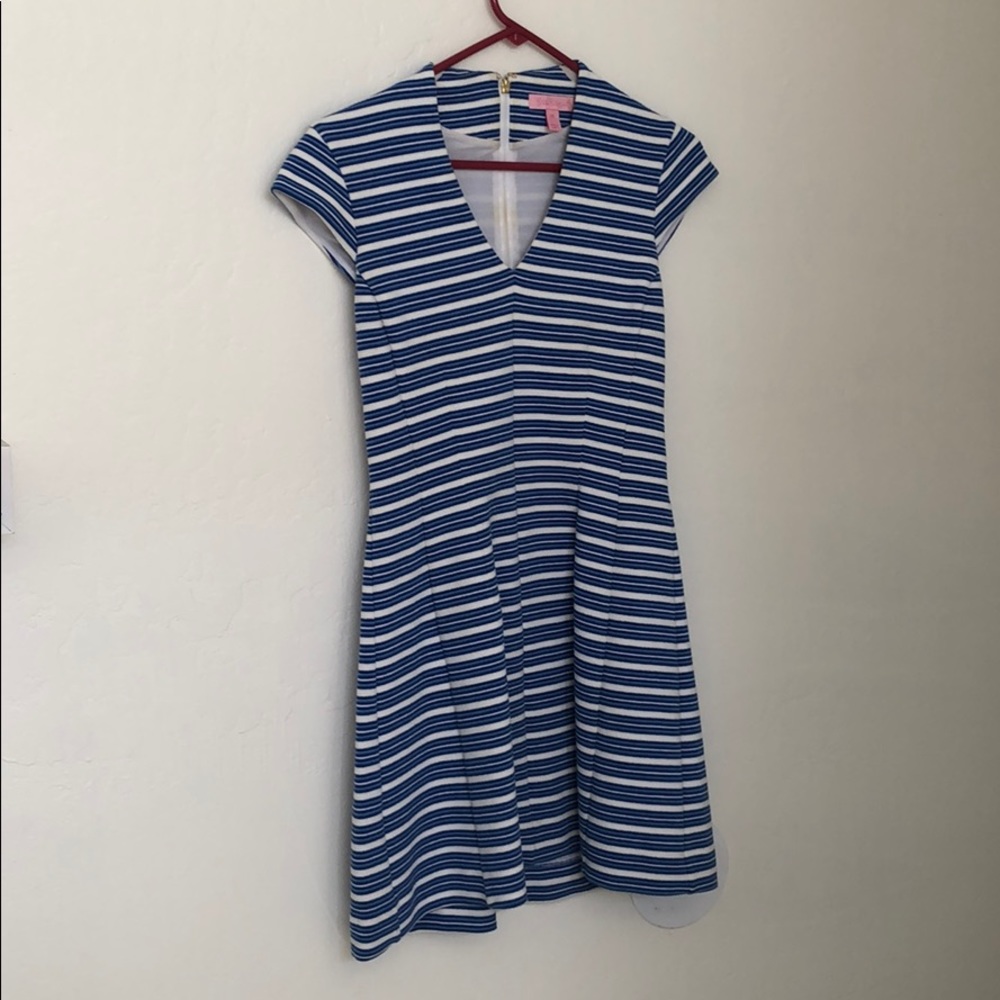 Blue and White Stripped Lilly Pulitzer Dress